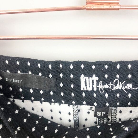 KUT FROM THE KLOTH | Polka Dot Skinny Pants Sz 8P - Picture 4 of 7